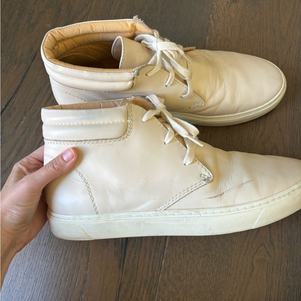 Nisolo Men’s High Top Leather Sneakers